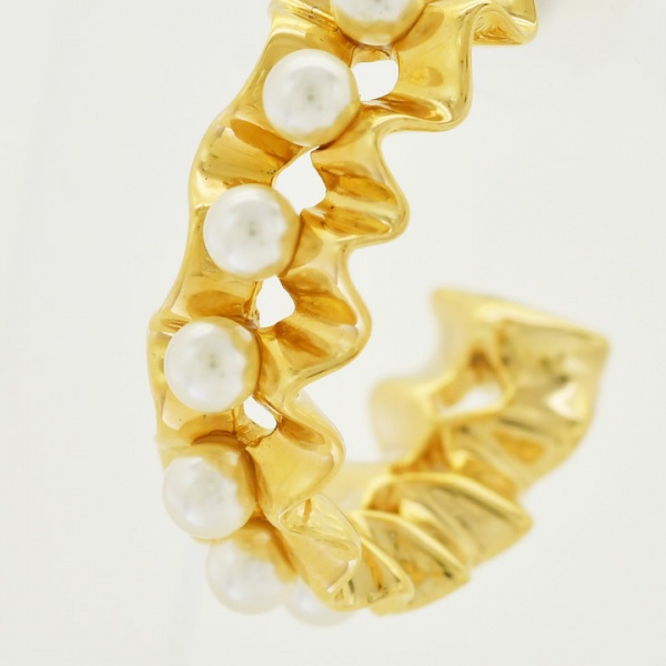 Ruffles Pearl フープピアス商品写真2
