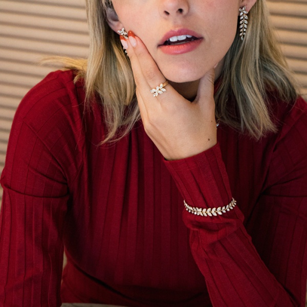 Cocktail ロングピアス ゴールド商品写真3