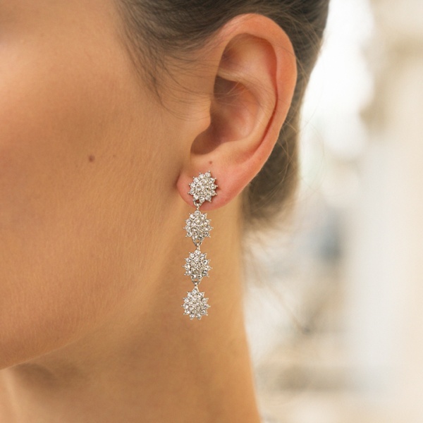 Gleam ロングピアス  プラチナ商品写真3