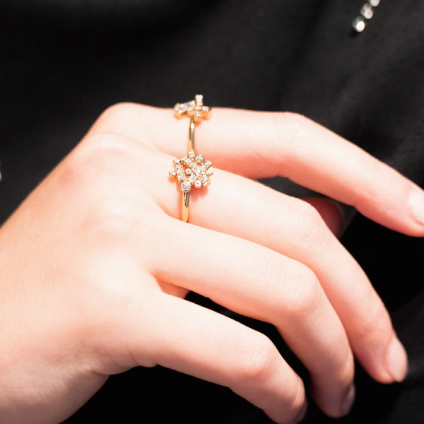Sparkler トライアングルリング ゴールド商品写真2