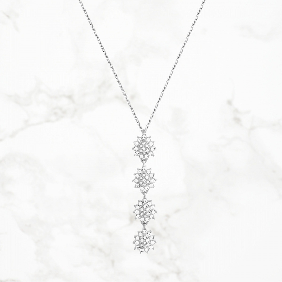 Gleam ロングネックレス  プラチナ商品写真2