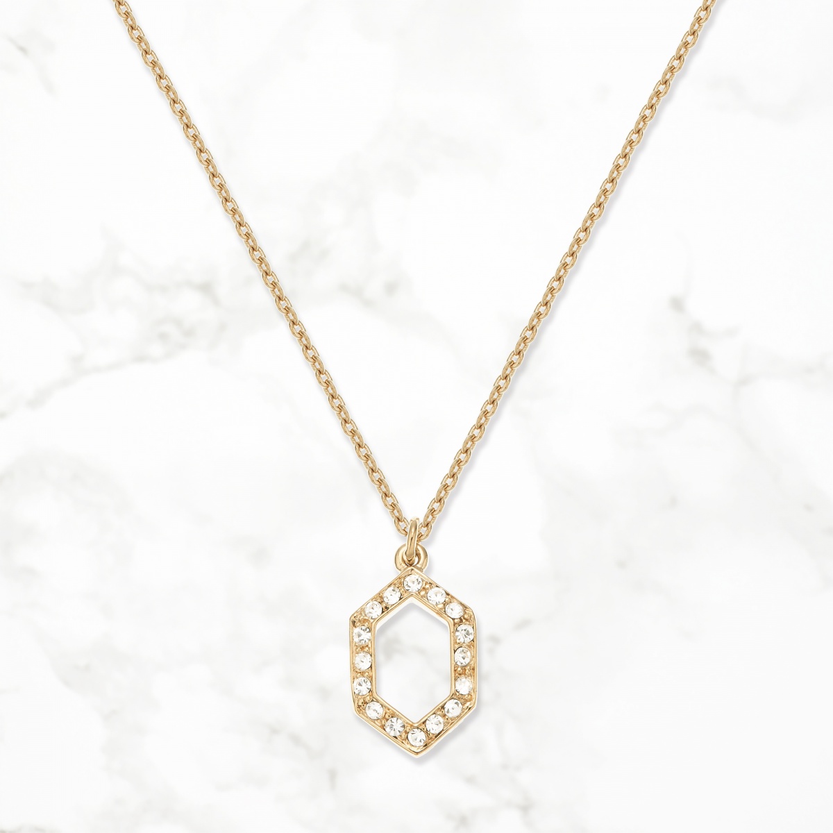 Crystal Flakes ネックレス ゴールド商品写真2