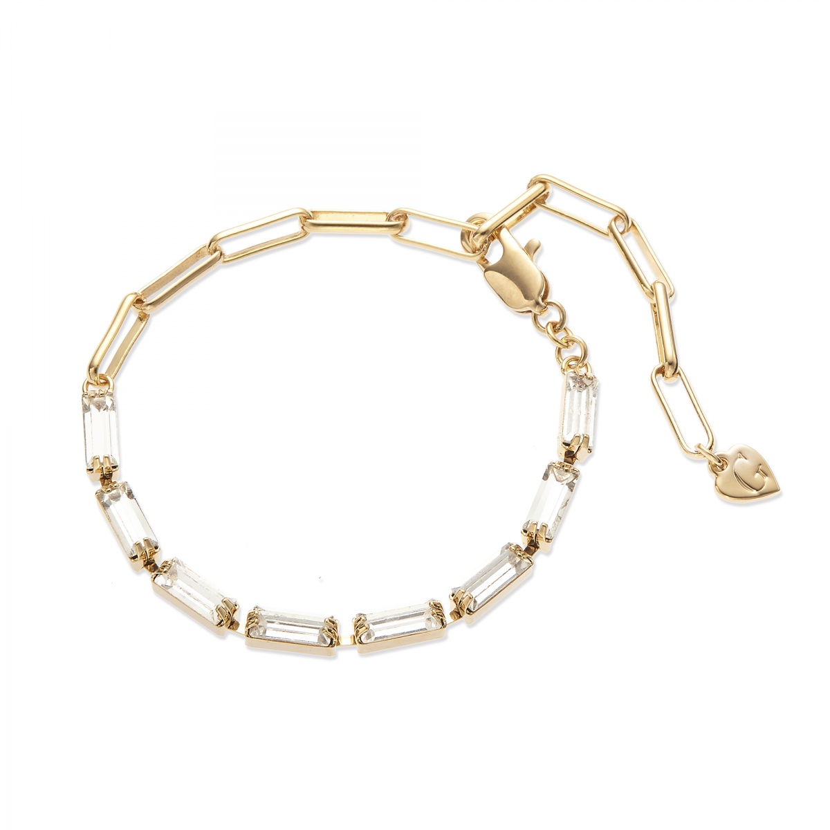 Crystal Chain スクエア ブレスレット商品写真1