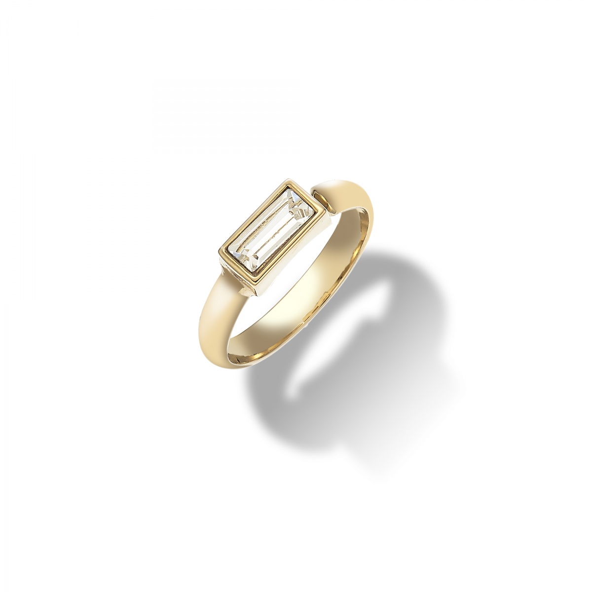 Crystal Chain スクエア リング商品写真1